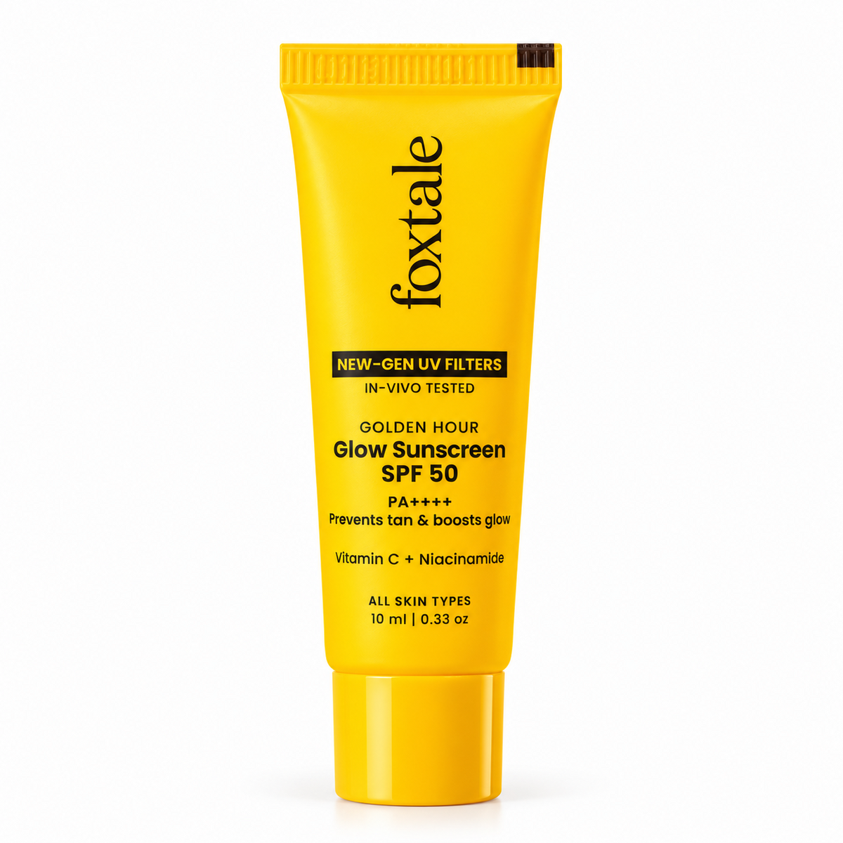 Glow Sunscreen with Vitamin C & Niacinamide for Dewy Glow SPF 50 - 10ml