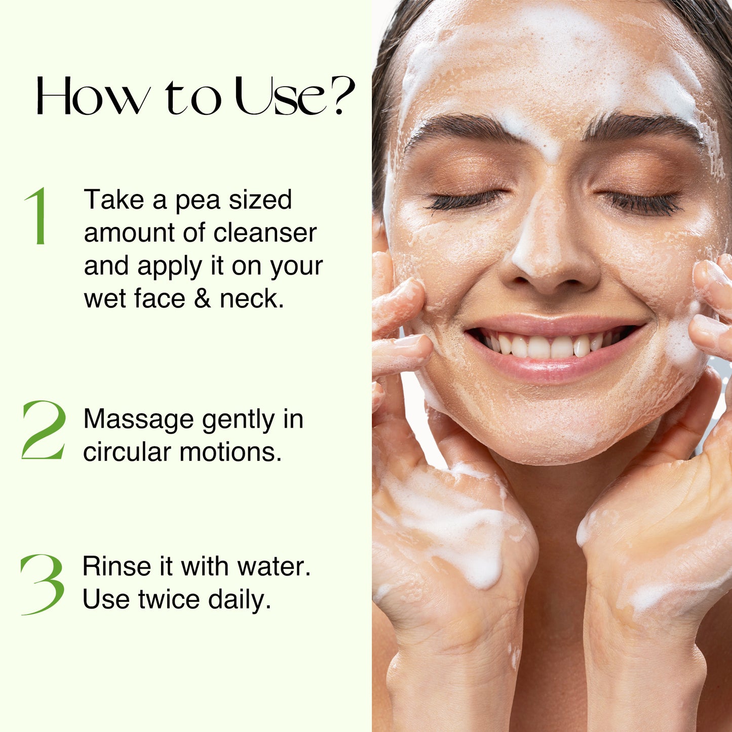 Green Tea Face Wash 50g - Nourish Mantra