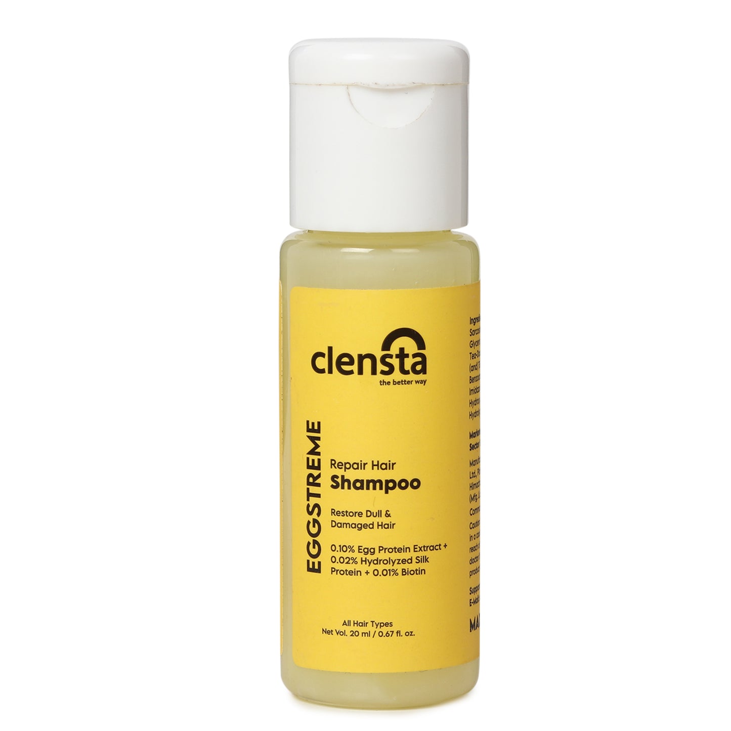 Clensta Eggstreme Hair Repair Shampoo - 20ml