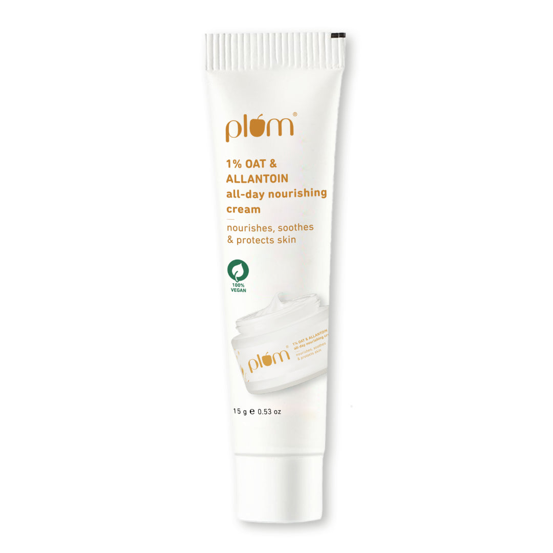 Plum 1% Oat & Allantoin All-day Nourishing Cream - (15g)