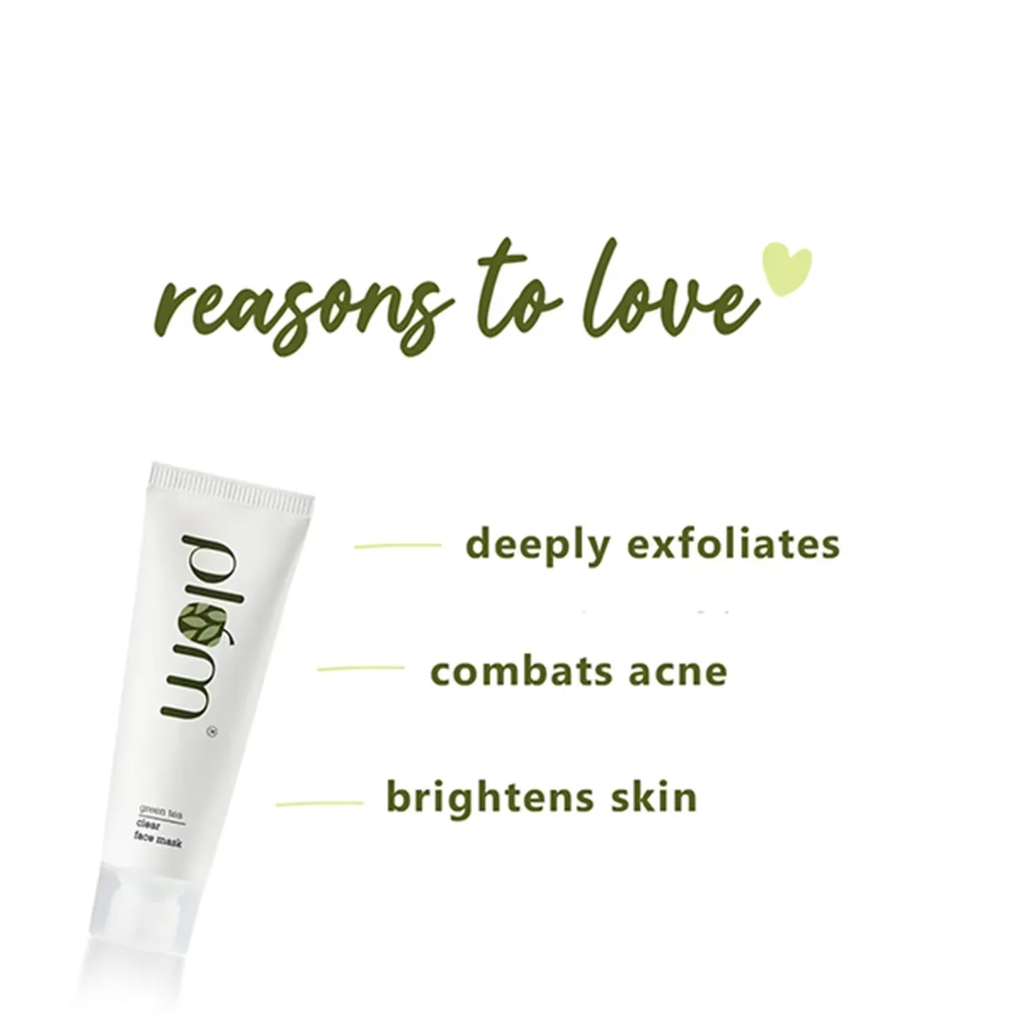 Plum Green Tea Clear Face Mask (25g)