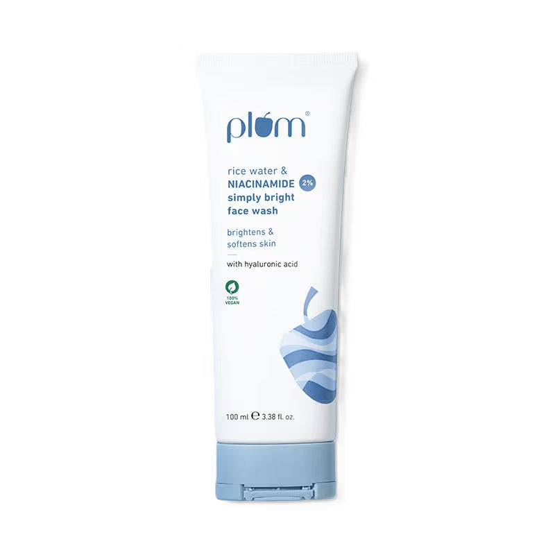 Plum 2% Niacinamide Face Wash with Rice Water - 100ml