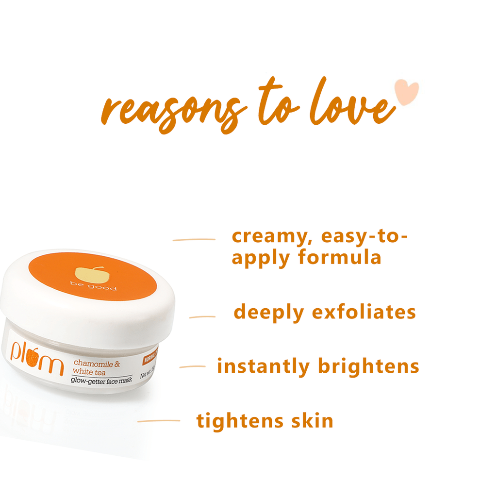 Plum chamomile & White Tea Glow Getter Face mask (15g)