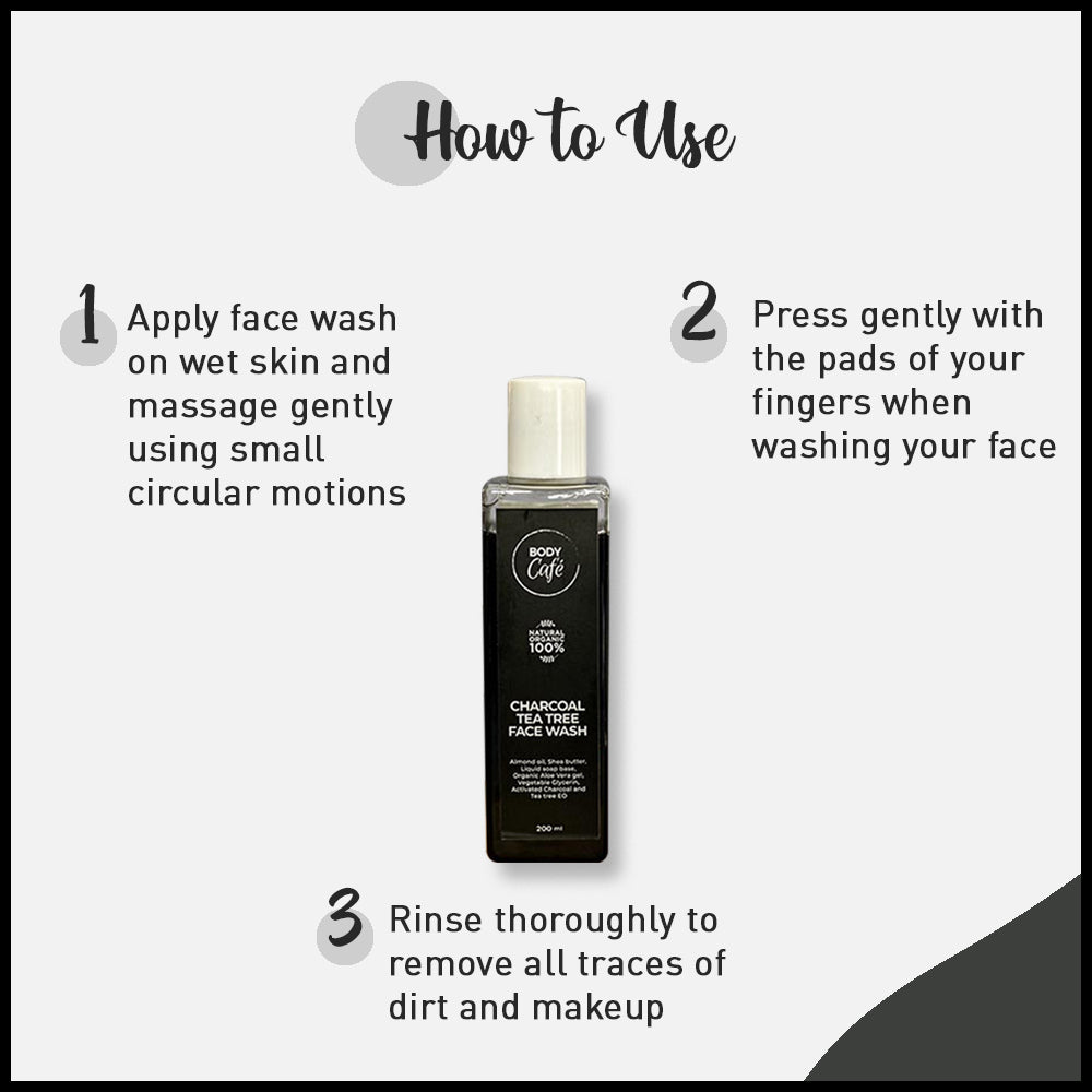 BodyCafé Bamboo Charcoal Face Wash