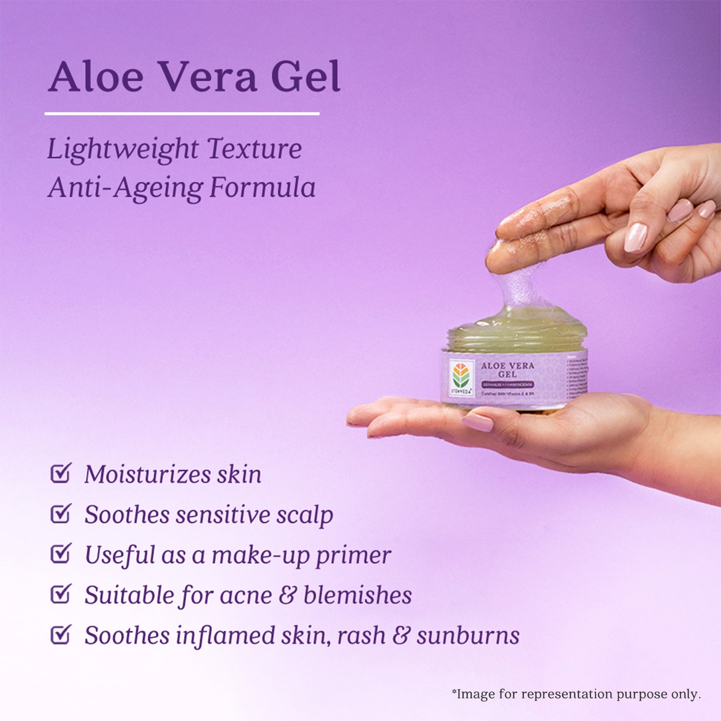 Aloe Vera Gel (Geranium Frankincense) - 25g