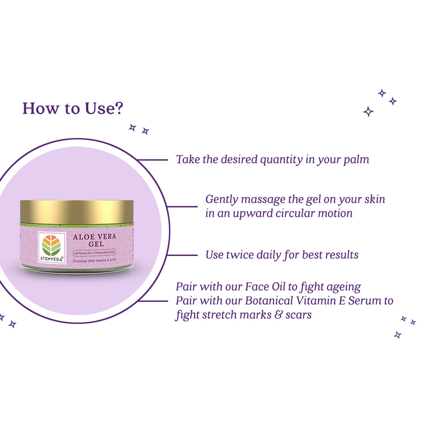 Aloe Vera Gel (Geranium Frankincense) - 25g