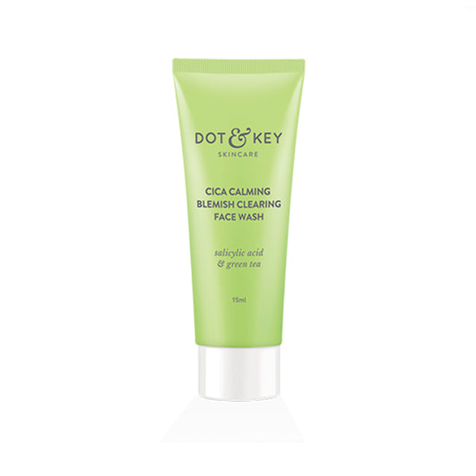 Dot & Key Cica Calming Blemish Clearing Face Wash (15ml)