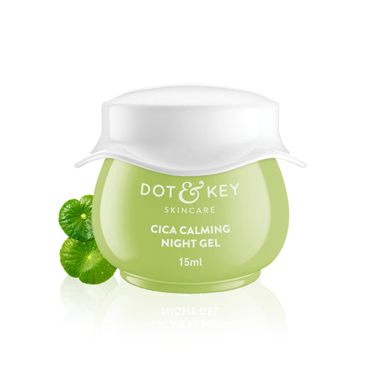 Dot & Key Cica Calming Skin Renewing Night Gel (15ml)