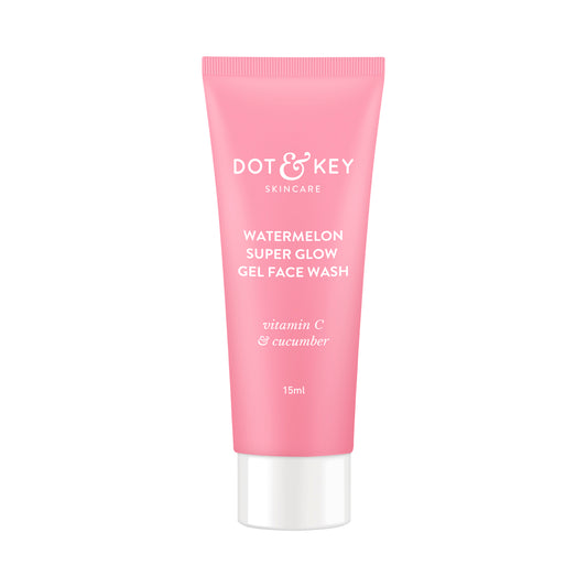Dot & Key Watermelon SuperGlow Facial Gel Face Wash (15ml)