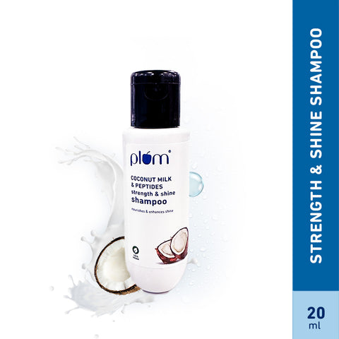 Plum Coconut Milk & Peptides Strength & Shine Shampoo (20ml)
