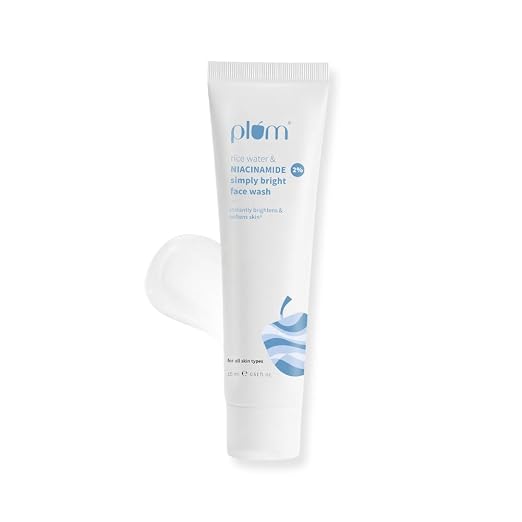 Plum Rice Water 2% Niacinamide Simply Bright Face Wash- 15ml