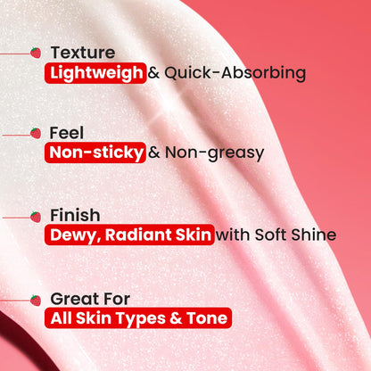 Dot & Key Strawberry Dew Brightening Moisturizer (Niacinamide & Peptides) - 15g