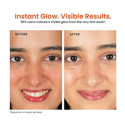 Super Glow Face Wash With Vitamin C & Papaya Enzyme - 15ml