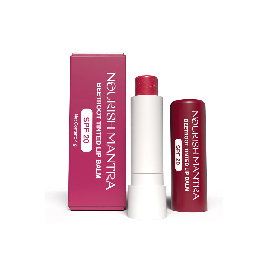 Beetroot Tinted Lip Balm-4g - Nourish Mantra