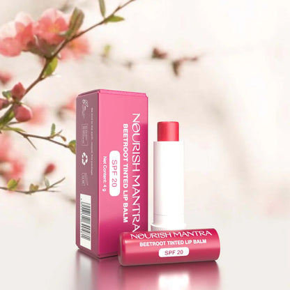 Beetroot Tinted Lip Balm-4g - Nourish Mantra