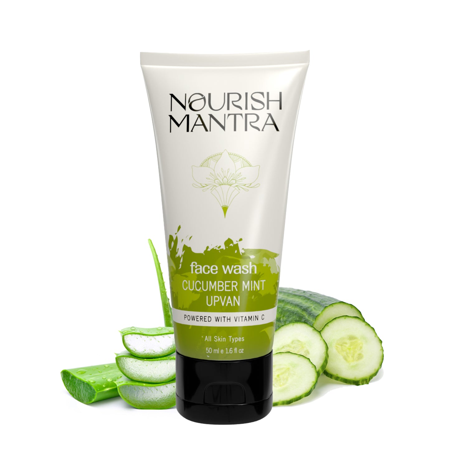 Cucumber Mint Upvan Face Wash 50g - Nourish Mantra