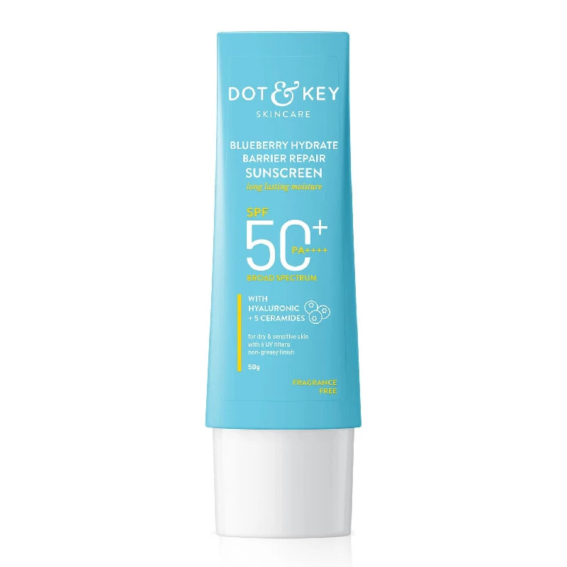 Dot & Key Blueberry Hydrate Barrier Repair Sunscreen SPF 50+ PA++++ -50gm