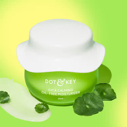 Dot & Key Cica Calming Oil-Free Moisturizer, With Niacinamide, For Oily, Acne-Prone Skin - 60ml