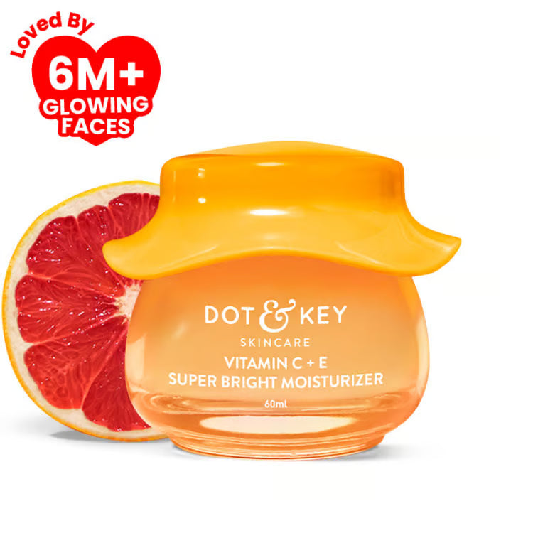 Dot & Key Vitamin C + E Super Bright Moisturizer with Sicilian Blood Orange -60ml