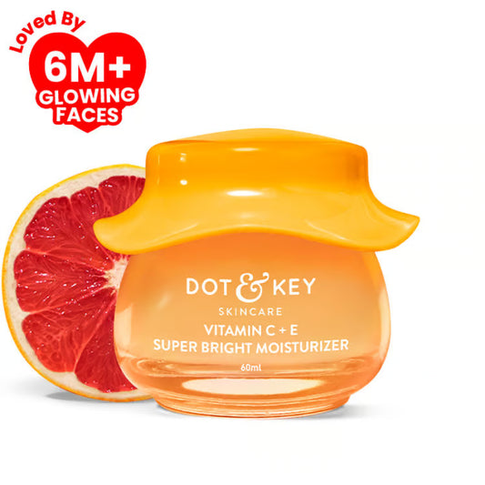 Dot & Key Vitamin C + E Super Bright Moisturizer with Sicilian Blood Orange -60ml