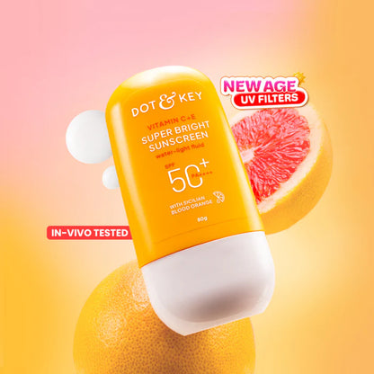 Dot & Key Vitamin C + E Super Bright Sunscreen SPF 50+ PA++++  (50g)