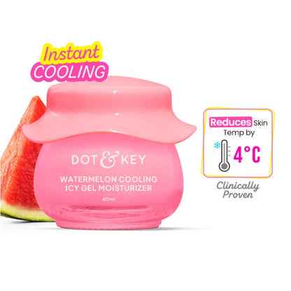 Dot & Key Watermelon Cooling Icy Gel Moisturizer with Hyaluronic & Liquid Ice -60ml