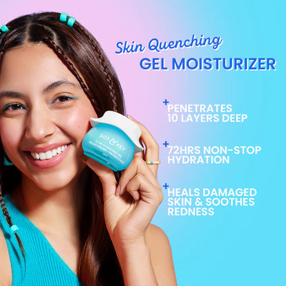 Dot & Key 72HR Hydrating Gel Moisturizer + Probiotics, 5 Ceramides & Hyaluronic - 60ml