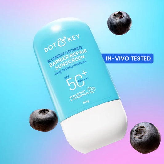 Dot & Key Blueberry Hydrate Barrier Repair Sunscreen SPF 50+ PA++++ -50gm