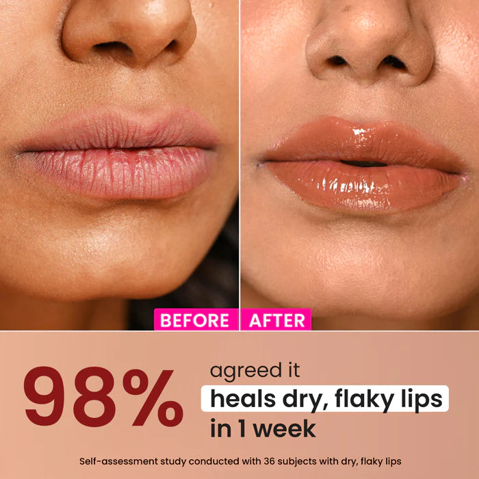 Dot & Key Ceramide & Peptide Barrier Repair Lip Balm SPF 50 PA+++, Warm Nude - 10gm