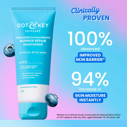 Dot & Key Ceramides & Hyaluronic Barrier Repair Moisturizer -100gm