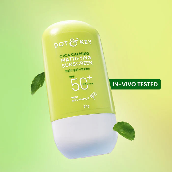 Dot & Key Cica Calming Mattifying Sunscreen SPF 50+ PA++++ - 50gm