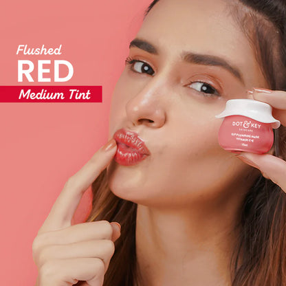 Dot & Key Lip Plumping Mask with Vitamin C + E - 15ml