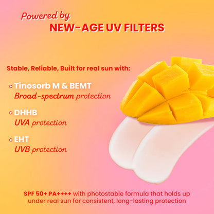 Dot & Key Mango Detan Gel Sunscreen SPF 50+ PA++++, Oil-Free - (50g)