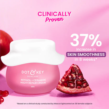 Dot & Key Retinol + Ceramide Sleep Treatment Anti-Ageing Night Cream -60ml
