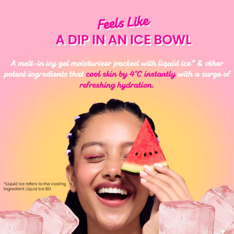 Dot & Key Watermelon Cooling Icy Gel Moisturizer with Hyaluronic & Liquid Ice -60ml