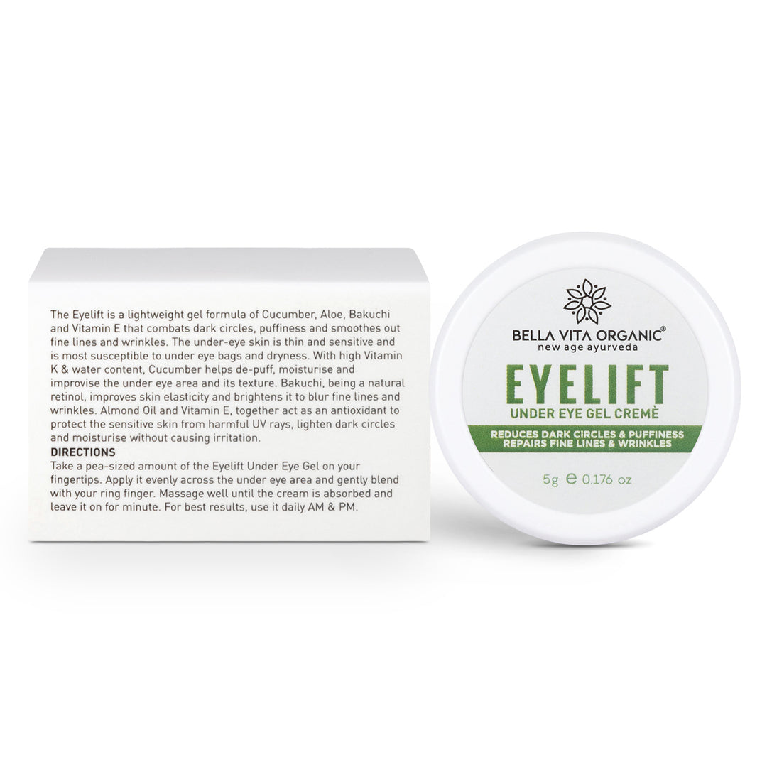 Bella Vita Organic Eyelift Under Eye Gel Cream 5gm/Unisex TryMeFirst