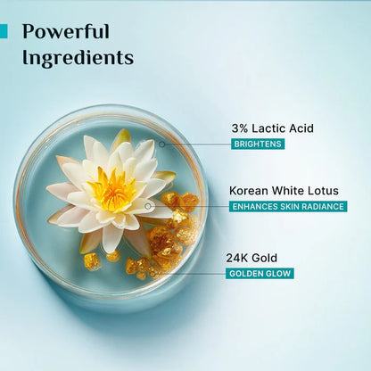 Pilgrim 24k Gold Face Wash with Korean White Lotus - 80ml