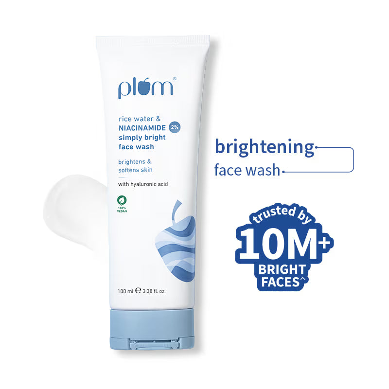 Plum 2% Niacinamide Face Wash with Rice Water - 100ml