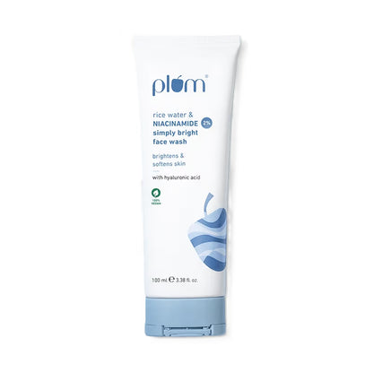 Plum 2% Niacinamide Face Wash with Rice Water - 100ml