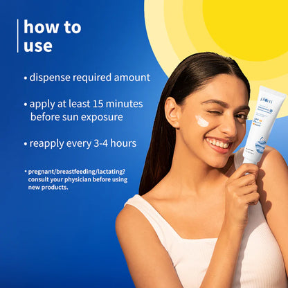 Plum 2% Niacinamide & Rice Water SPF 50 PA+++ Sunscreen - 50g
