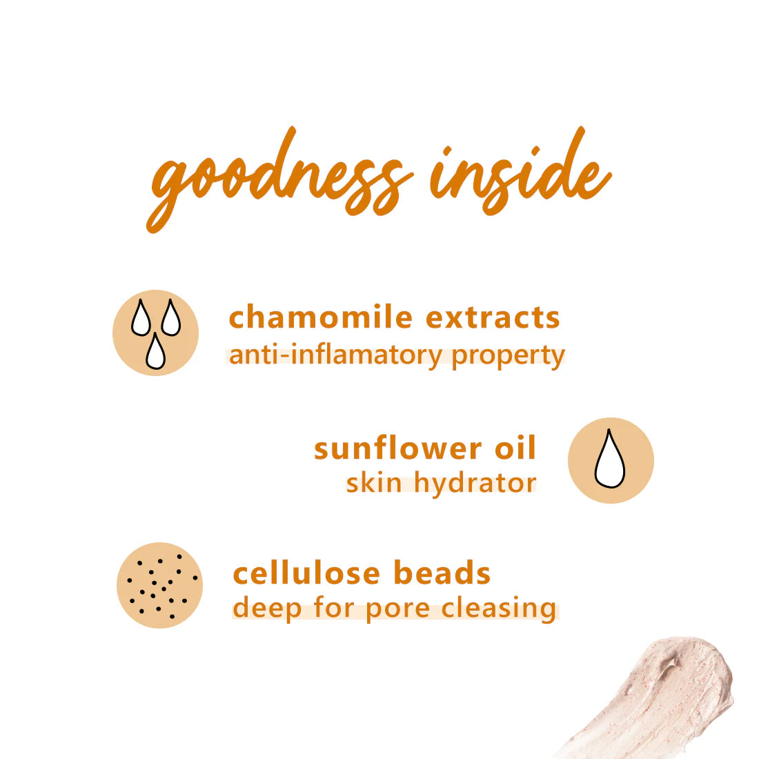 Plum Chamomile & White Tea Brighten-Up Face Scrub (15g)