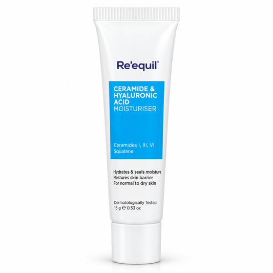 Re'equil Ceramide & Hyaluronic Acid Moisturiser For Normal To Dry Skin -15g