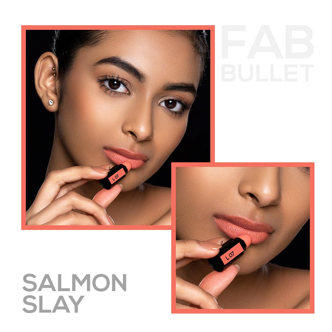 Renee Fab Bullet Lipstick - L 07 Salmon Slay (1.5g)