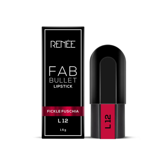 Renee Fab Bullet Lipstick - L 12 Fickle Fuschia (1.5g)