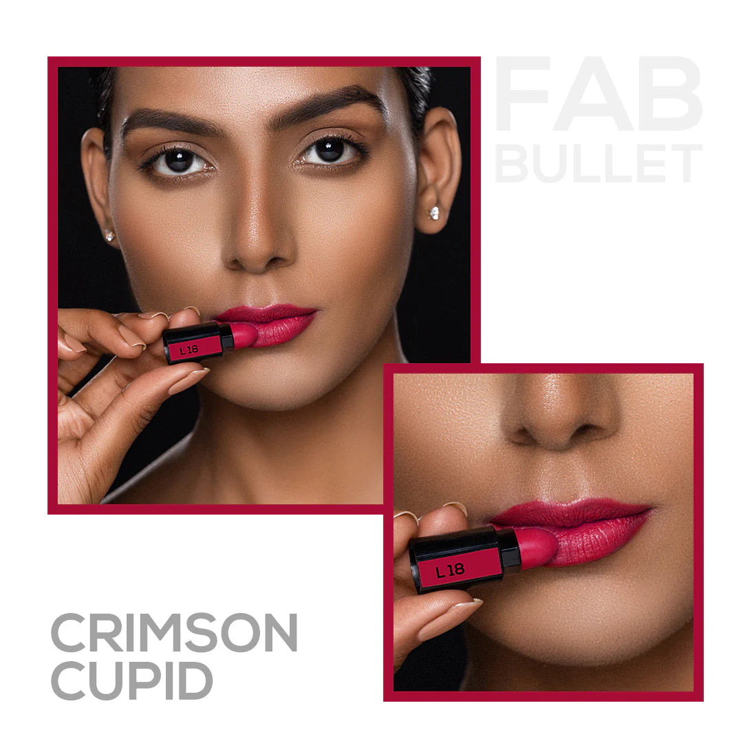 Renee Fab Bullet Lipstick - L 18 Crimson Cupid (1.5g)