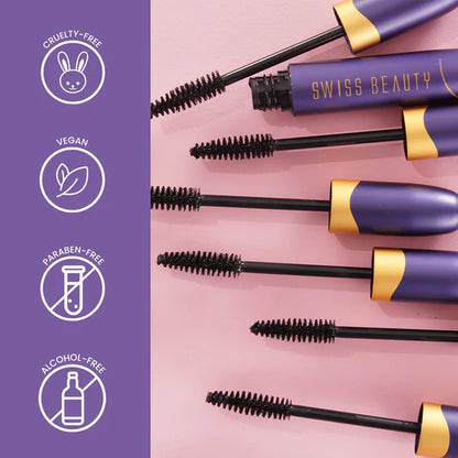 Swiss Beauty Bold Eyes Super Lash Mascara Waterproof – Black