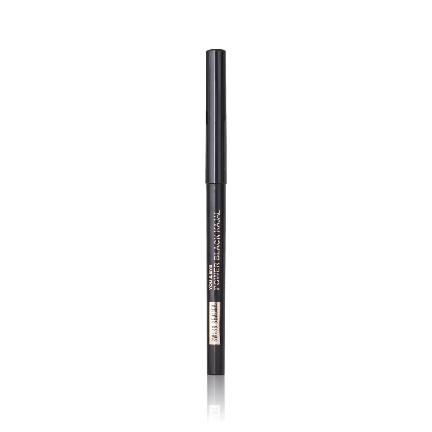 Swiss Beauty You & Eye Power 24Hr Stay Waterproof & Smudge-Proof Kajal with Vitamin E – Black