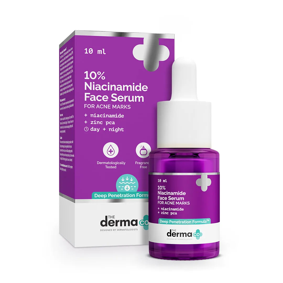 The Derma Co 10% Niacinamide Face Serum for Acne Marks - 10ml