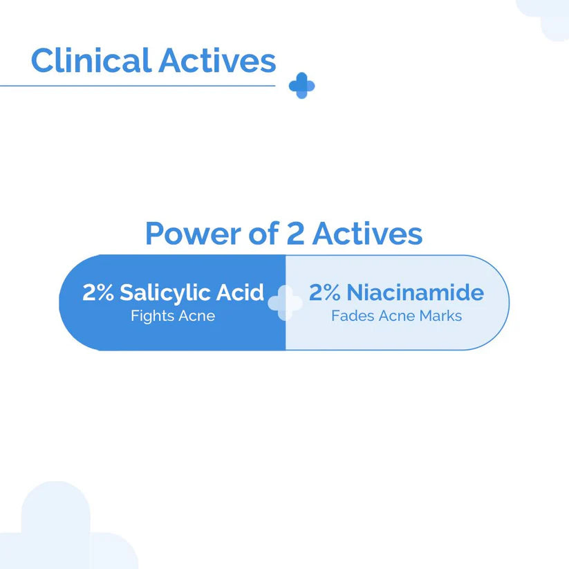The Derma Co Sali-Cinamide Anti-Acne Face Wash (2% Salicylic + 2% Niacinamide) - 80ml