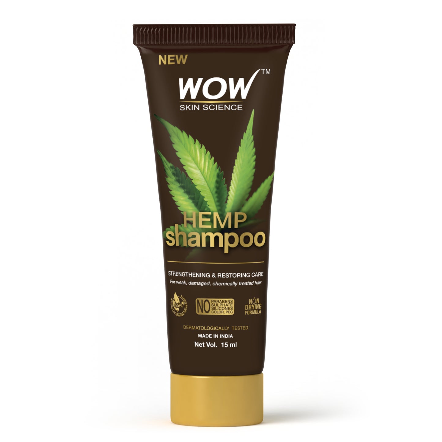 WOW Skin Science Hemp Shampoo 15ml